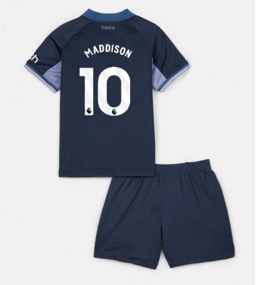 Maillot de foot Tottenham Hotspur James Maddison #10 Extérieur enfant 2023-24 Manches Courte (+ pantalon court)